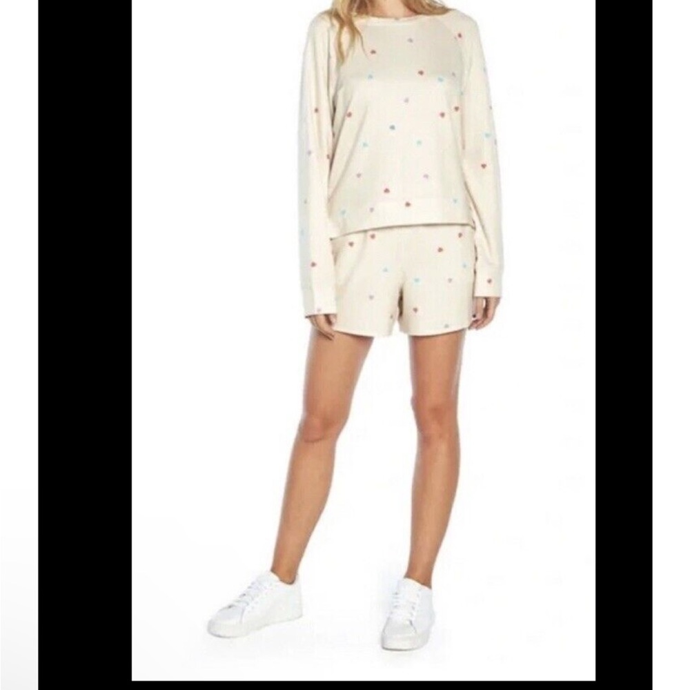 Cream Polka Dot Lounge Set